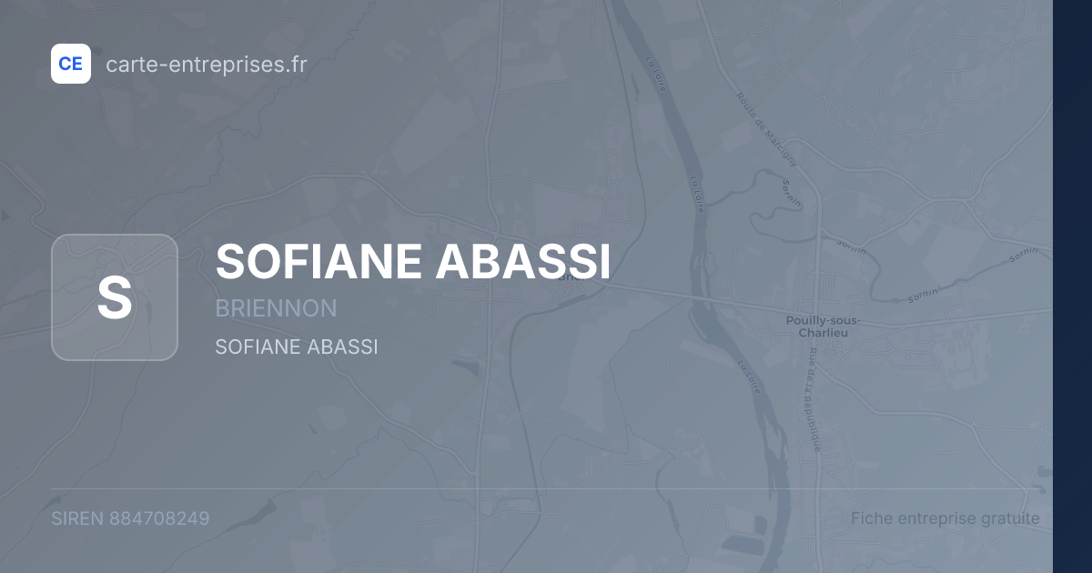 SOFIANE ABASSI — 884708249 — fiche entreprise