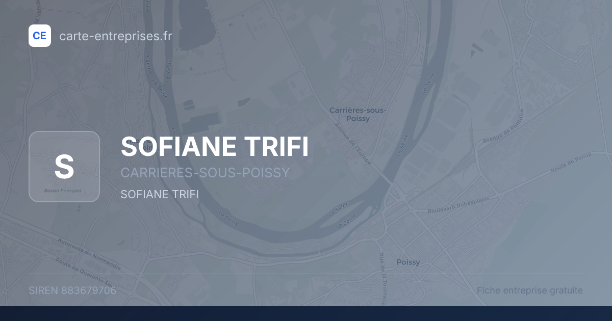 SOFIANE TRIFI — 883679706 — fiche entreprise