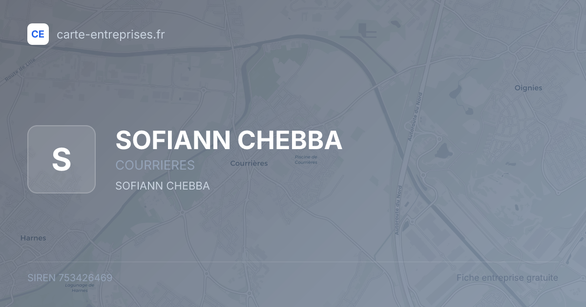 SOFIANN CHEBBA — 753426469 — fiche entreprise