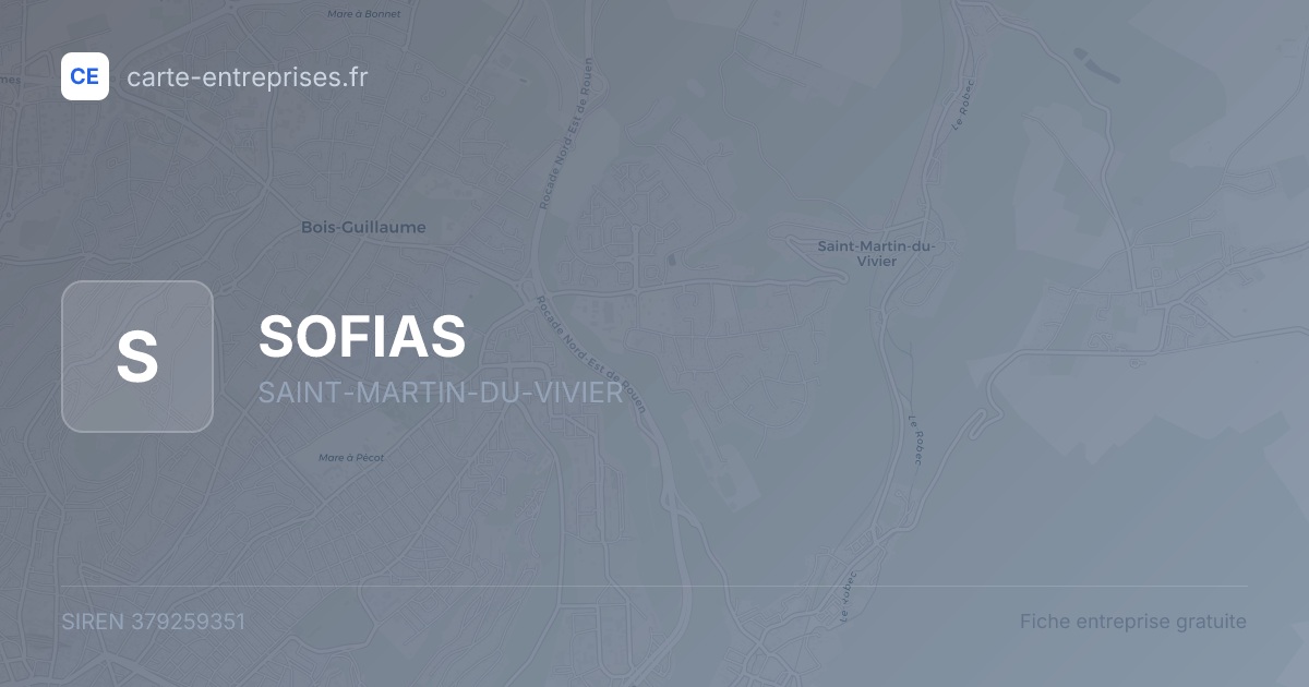 SOFIAS — 379259351 — fiche entreprise