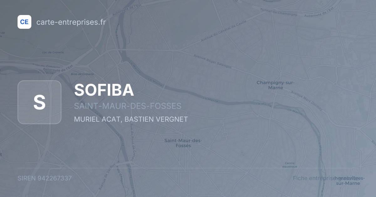 SOFIBA — 942267337 — fiche entreprise