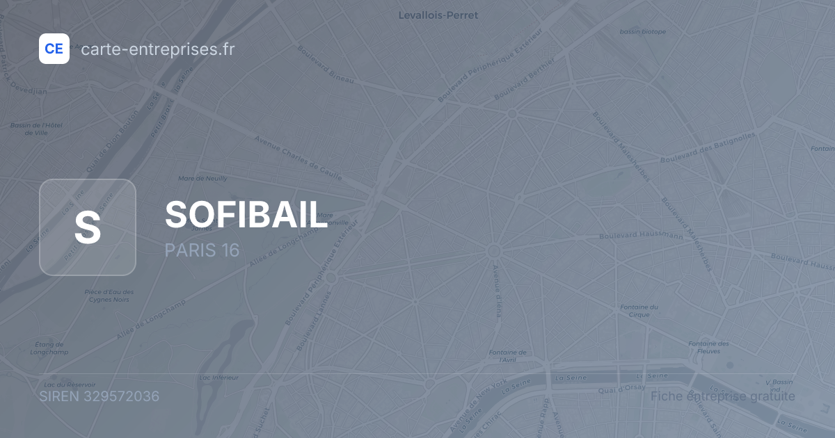 SOFIBAIL — 329572036 — fiche entreprise