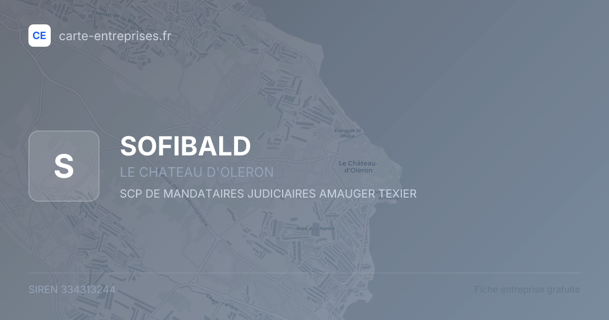 SOFIBALD — 334313244 — fiche entreprise