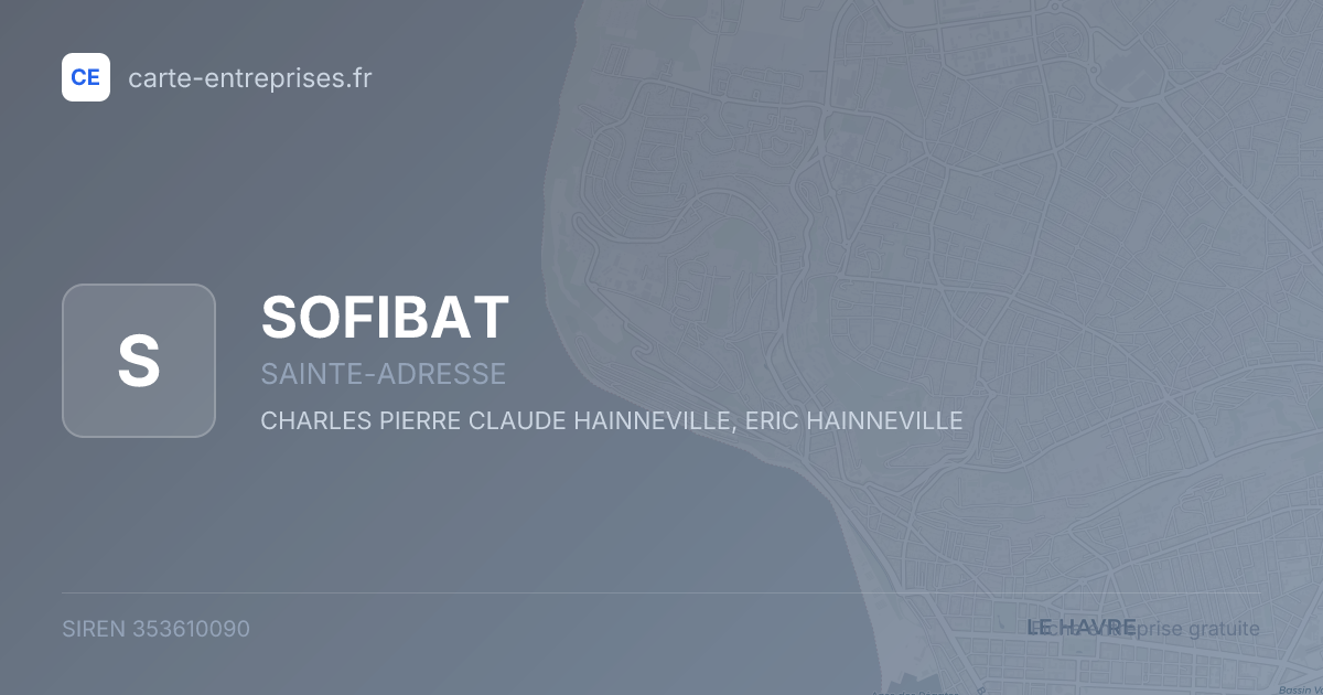 SOFIBAT — 353610090 — fiche entreprise