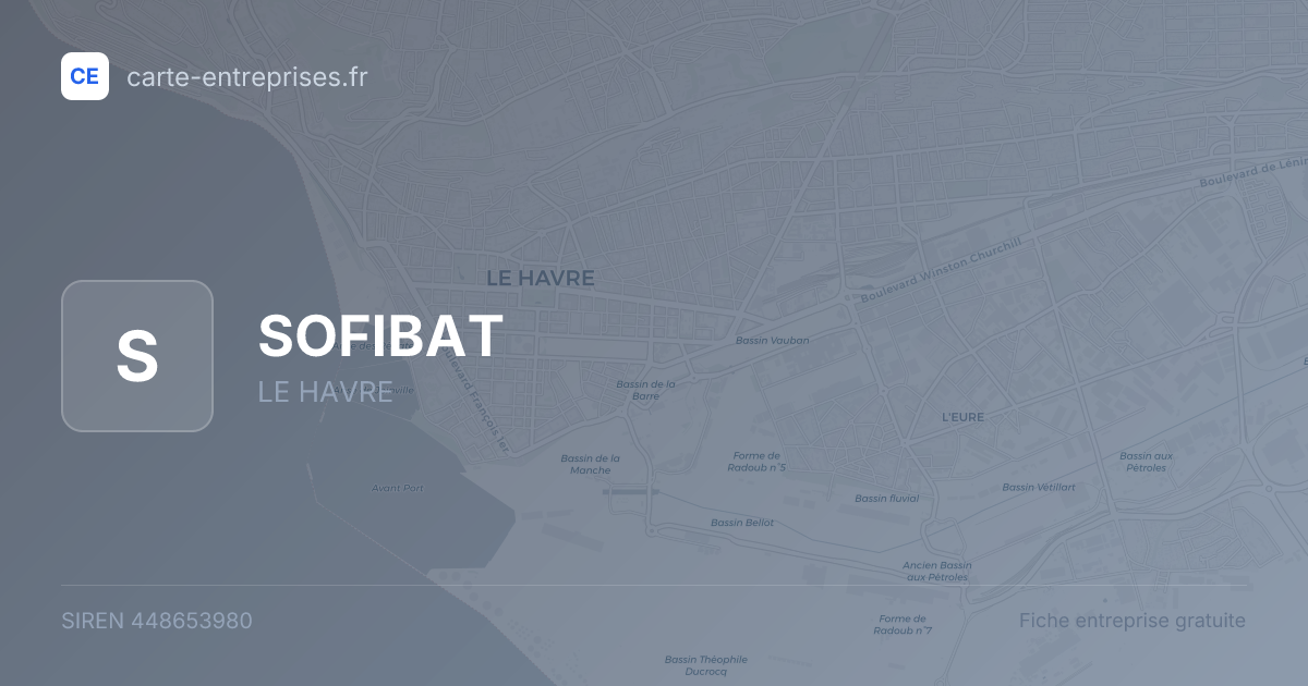 SOFIBAT — 448653980 — fiche entreprise