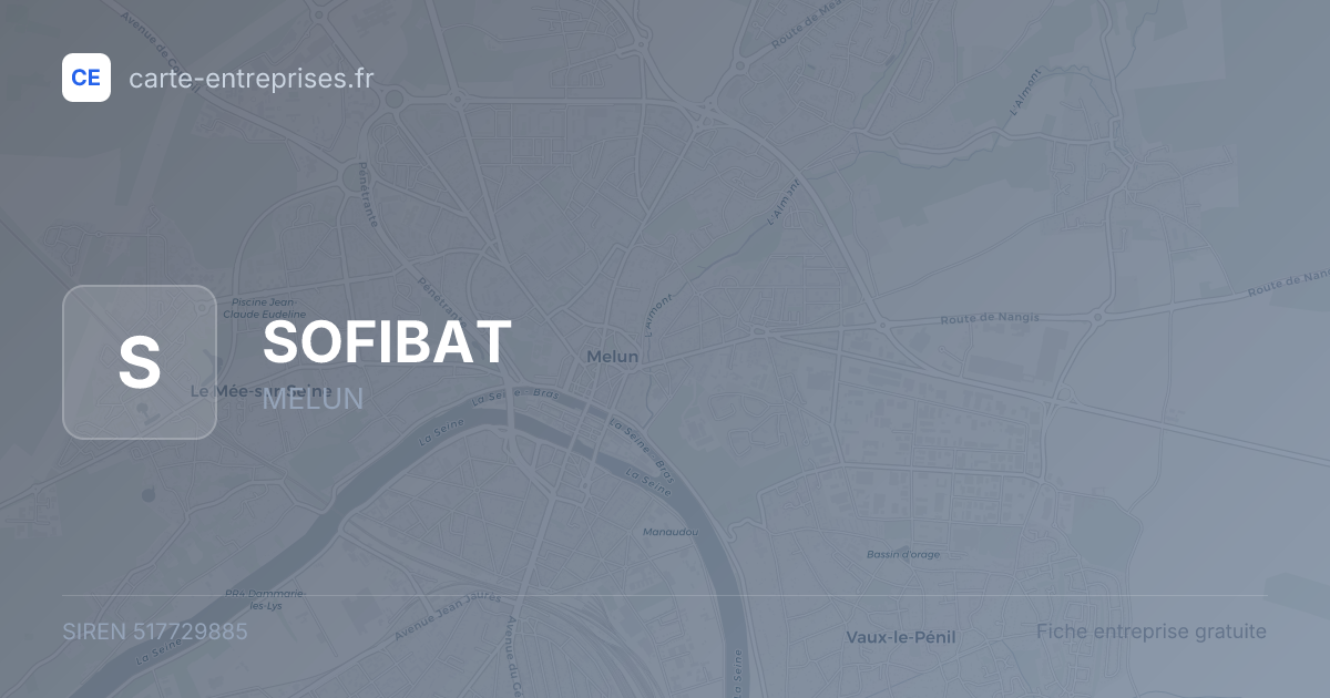 SOFIBAT — 517729885 — fiche entreprise