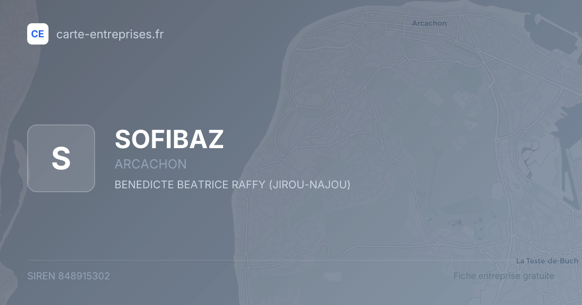 SOFIBAZ — 848915302 — fiche entreprise