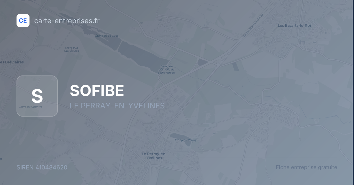 SOFIBE — 410484620 — fiche entreprise