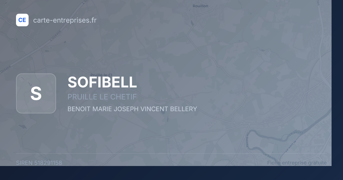 SOFIBELL — 518291158 — fiche entreprise