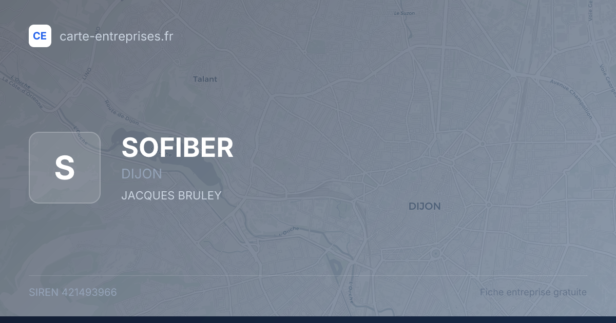 SOFIBER — 421493966 — fiche entreprise