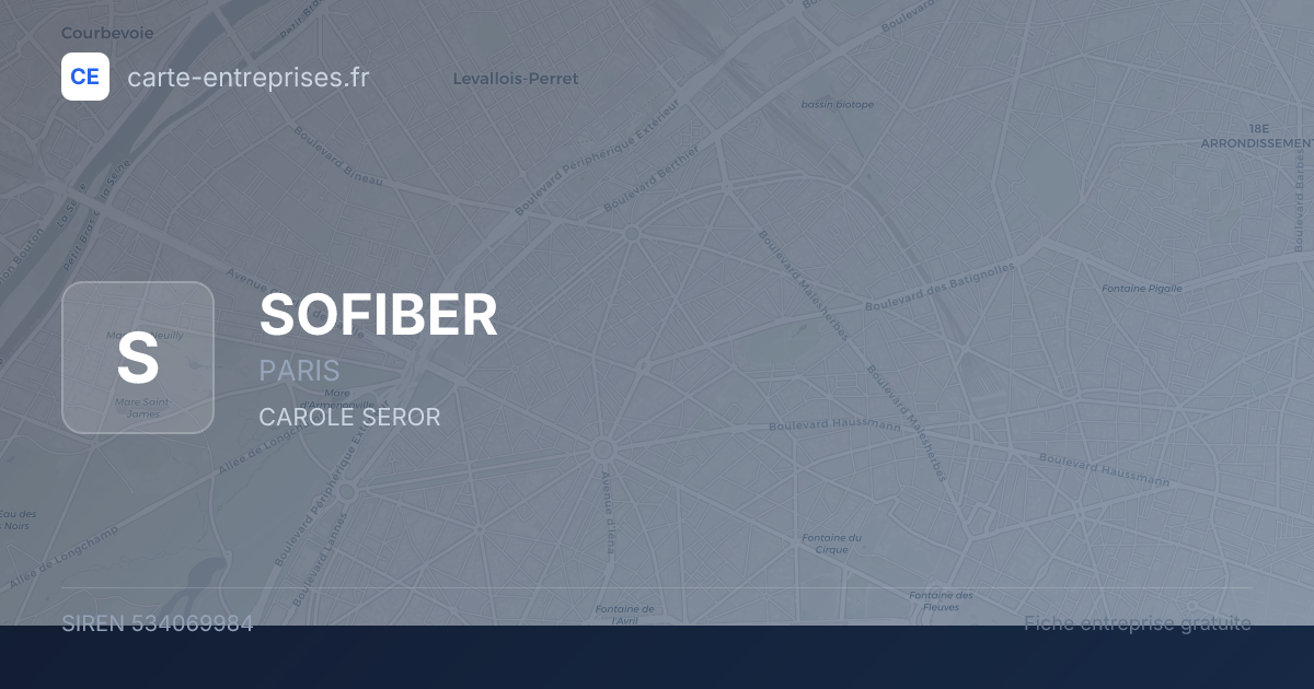 SOFIBER — 534069984 — fiche entreprise