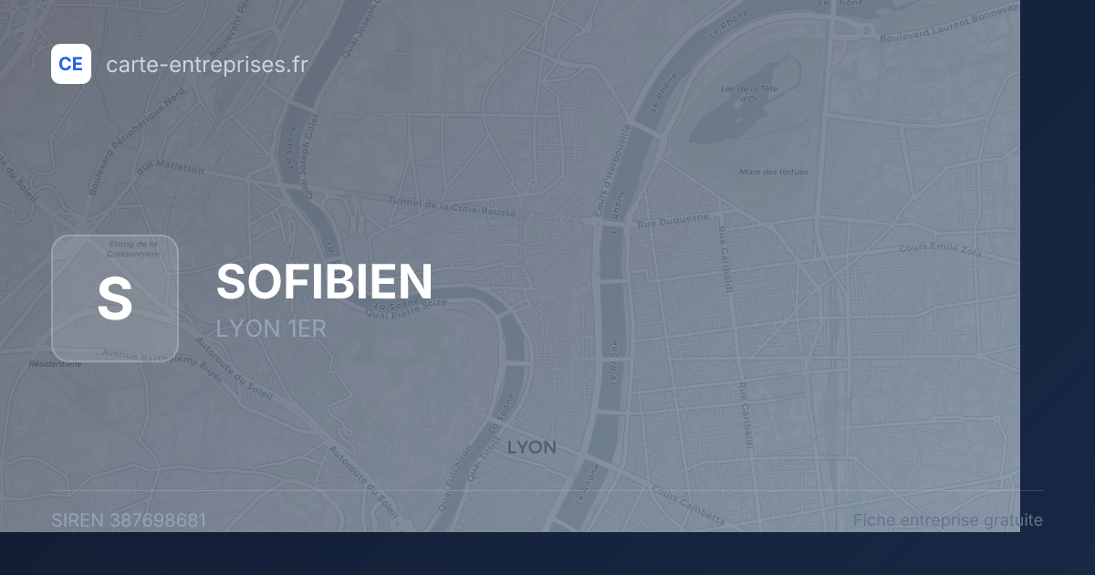 SOFIBIEN — 387698681 — fiche entreprise