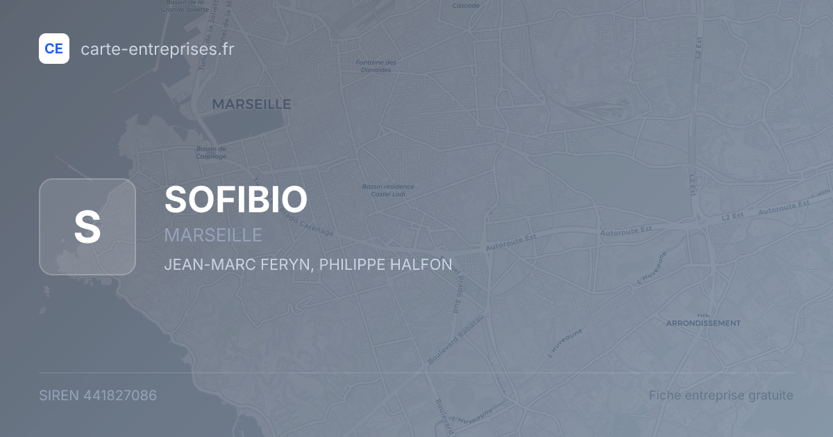 SOFIBIO — 441827086 — fiche entreprise