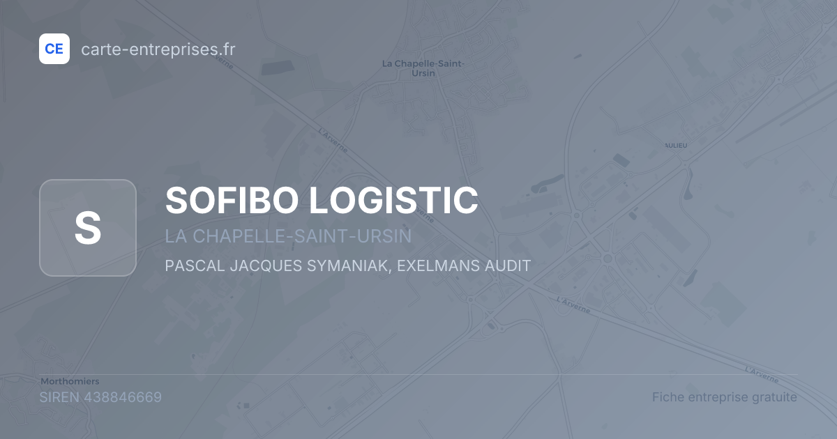SOFIBO LOGISTIC — 438846669 — fiche entreprise