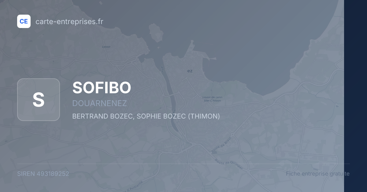 SOFIBO — 493189252 — fiche entreprise