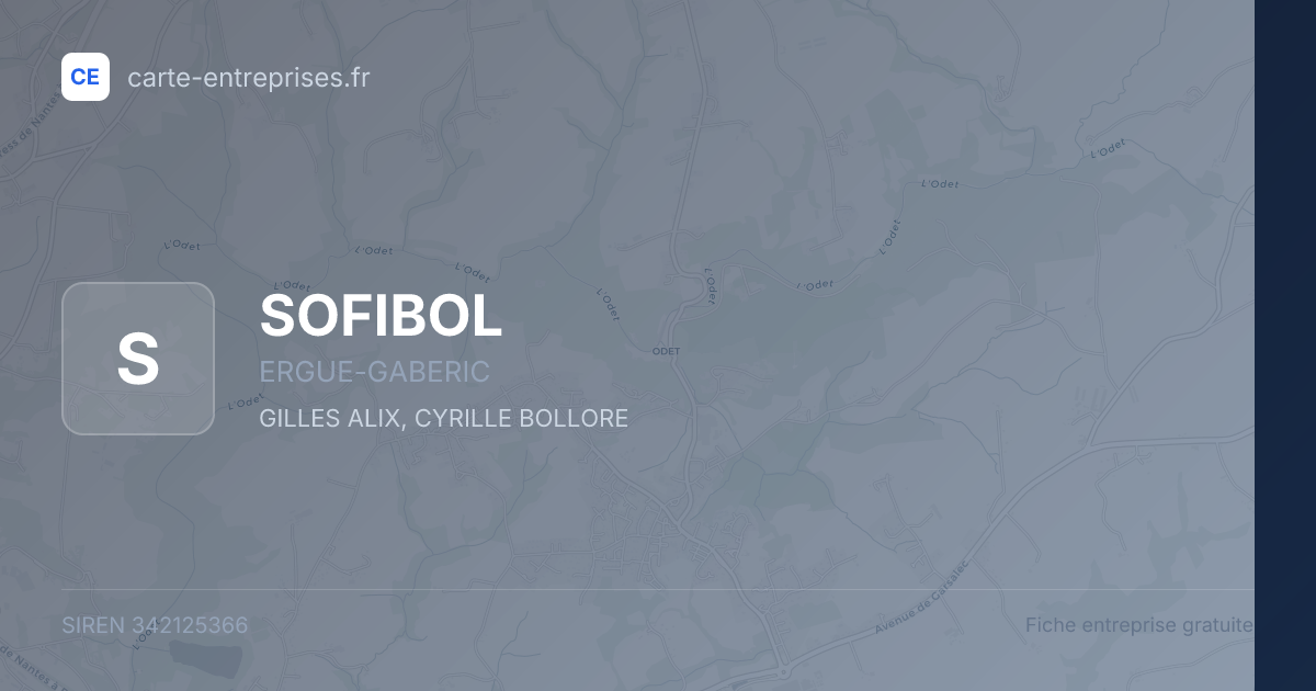 SOFIBOL — 342125366 — fiche entreprise