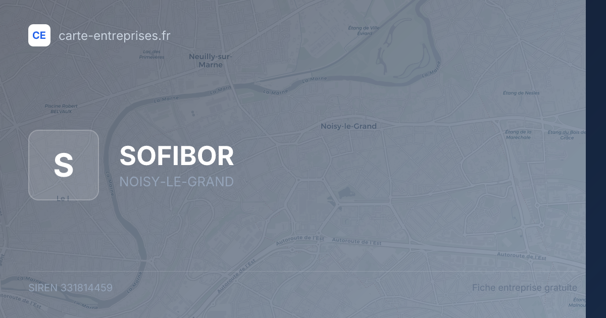 SOFIBOR — 331814459 — fiche entreprise