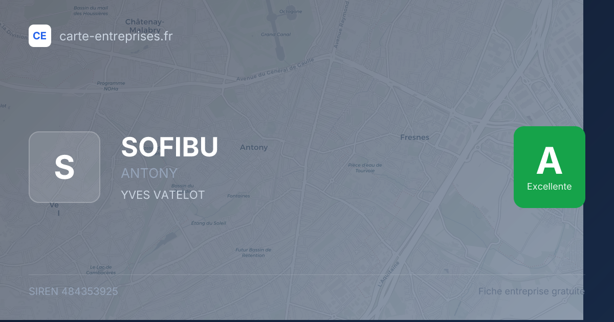 SOFIBU — 484353925 — fiche entreprise