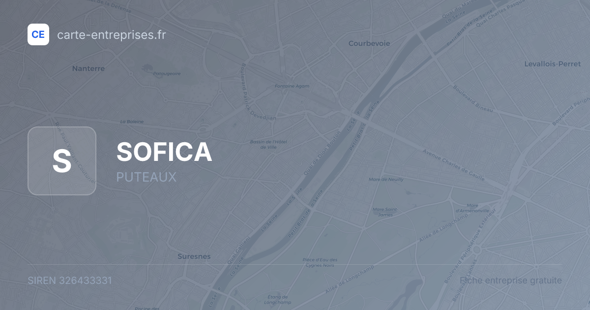 SOFICA — 326433331 — fiche entreprise