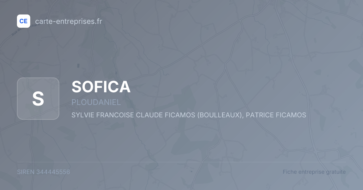 SOFICA — 344445556 — fiche entreprise