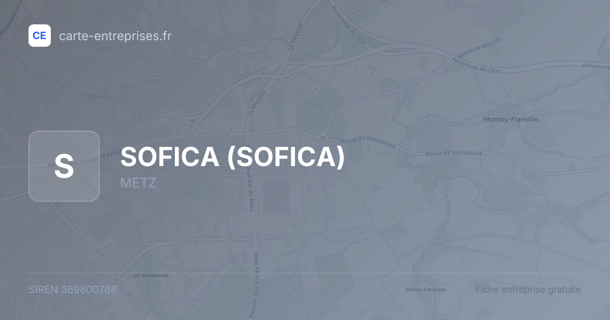 SOFICA — 369800768 — fiche entreprise