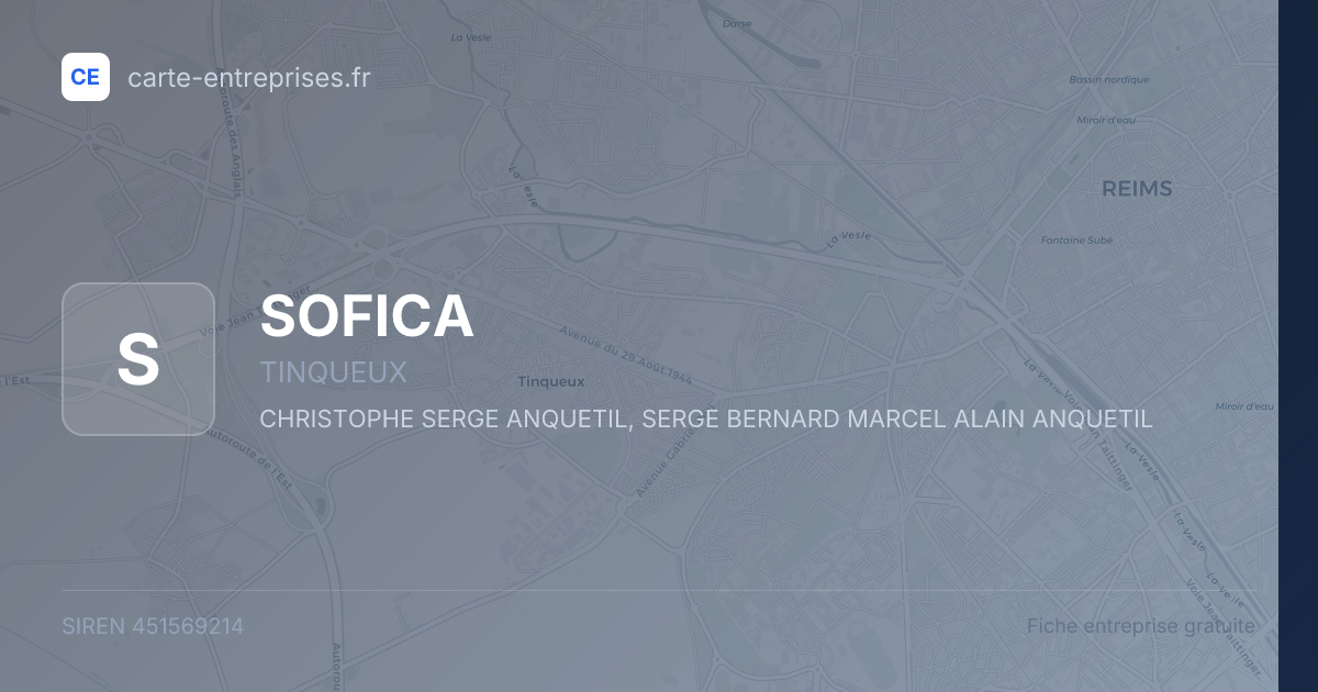 SOFICA — 451569214 — fiche entreprise