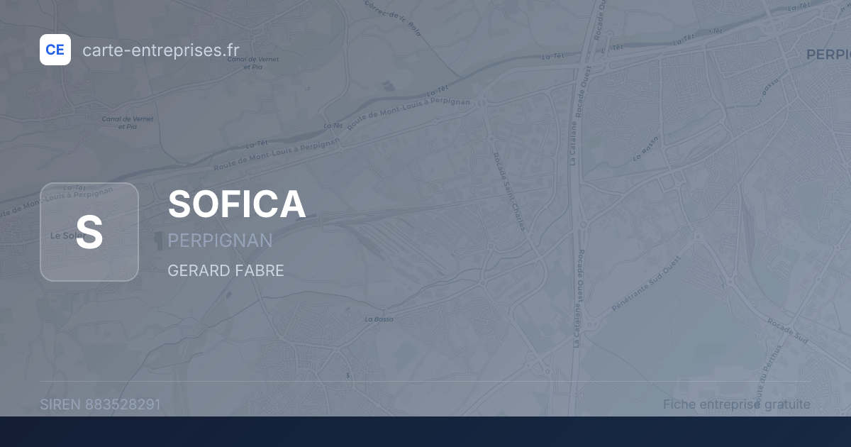 SOFICA — 883528291 — fiche entreprise