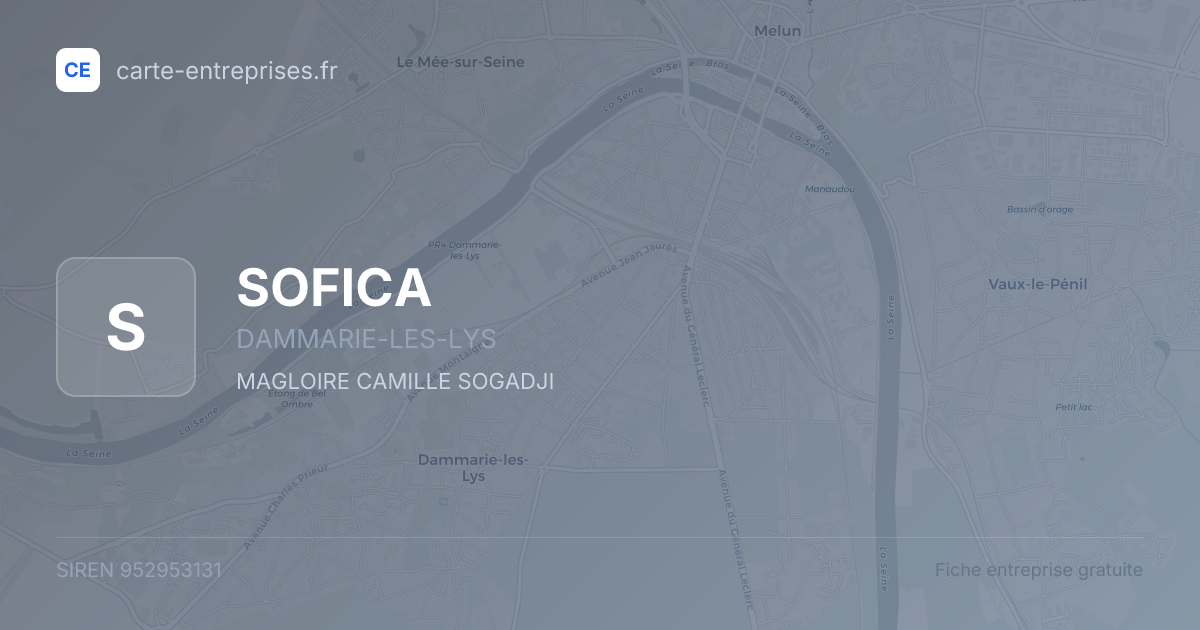 SOFICA — 952953131 — fiche entreprise