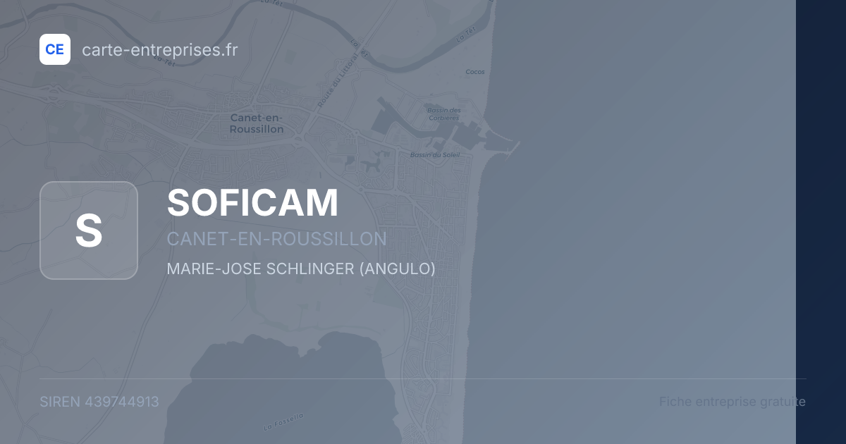 SOFICAM — 439744913 — fiche entreprise