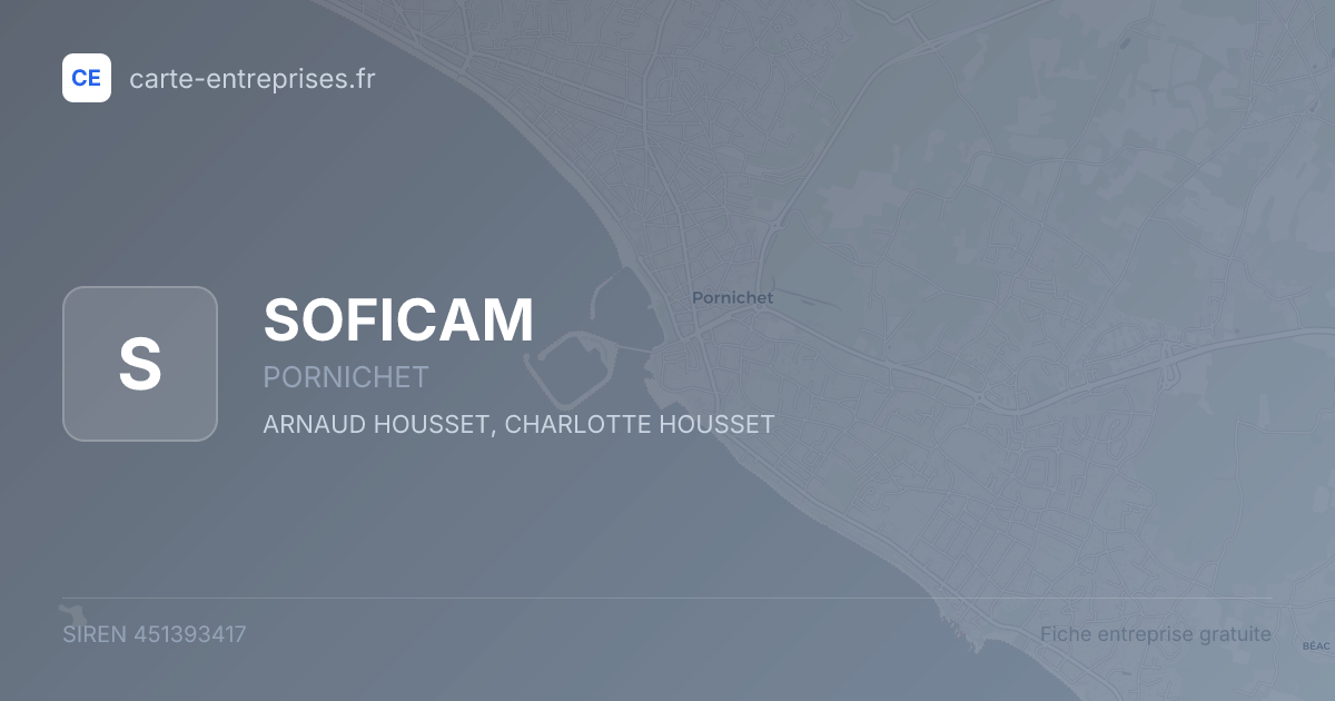 SOFICAM — 451393417 — fiche entreprise
