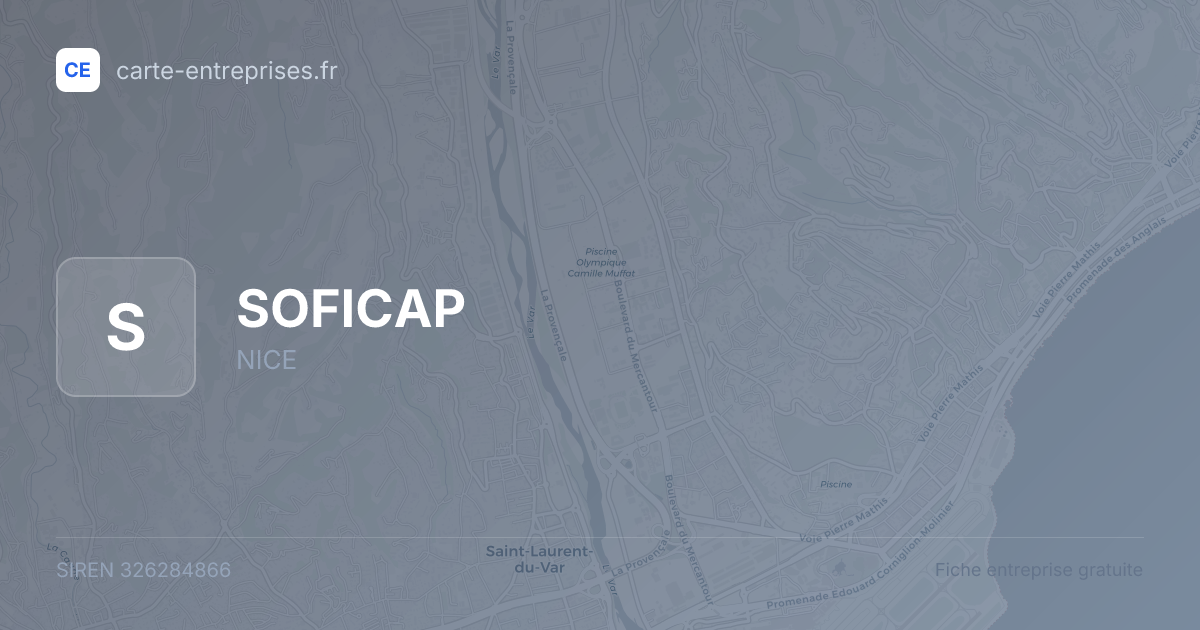SOFICAP — 326284866 — fiche entreprise