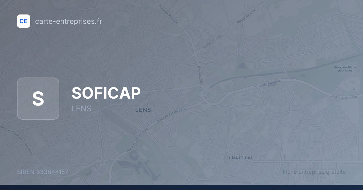 SOFICAP — 333844157 — fiche entreprise