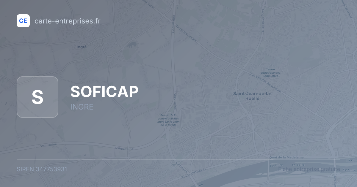 SOFICAP — 347753931 — fiche entreprise