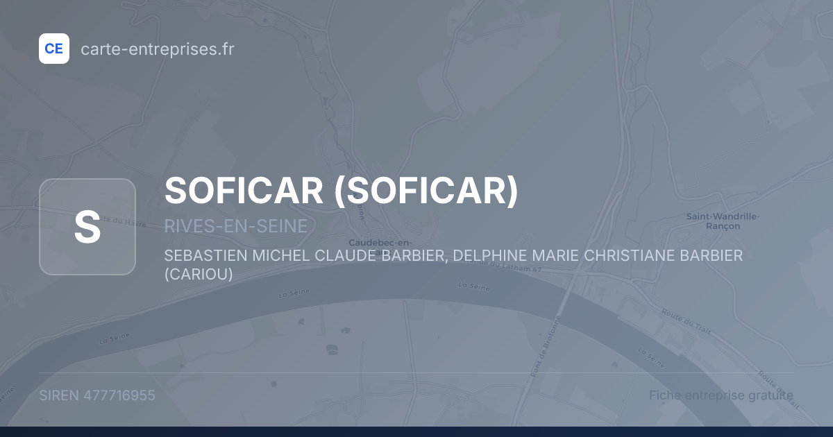 SOFICAR — 477716955 — fiche entreprise