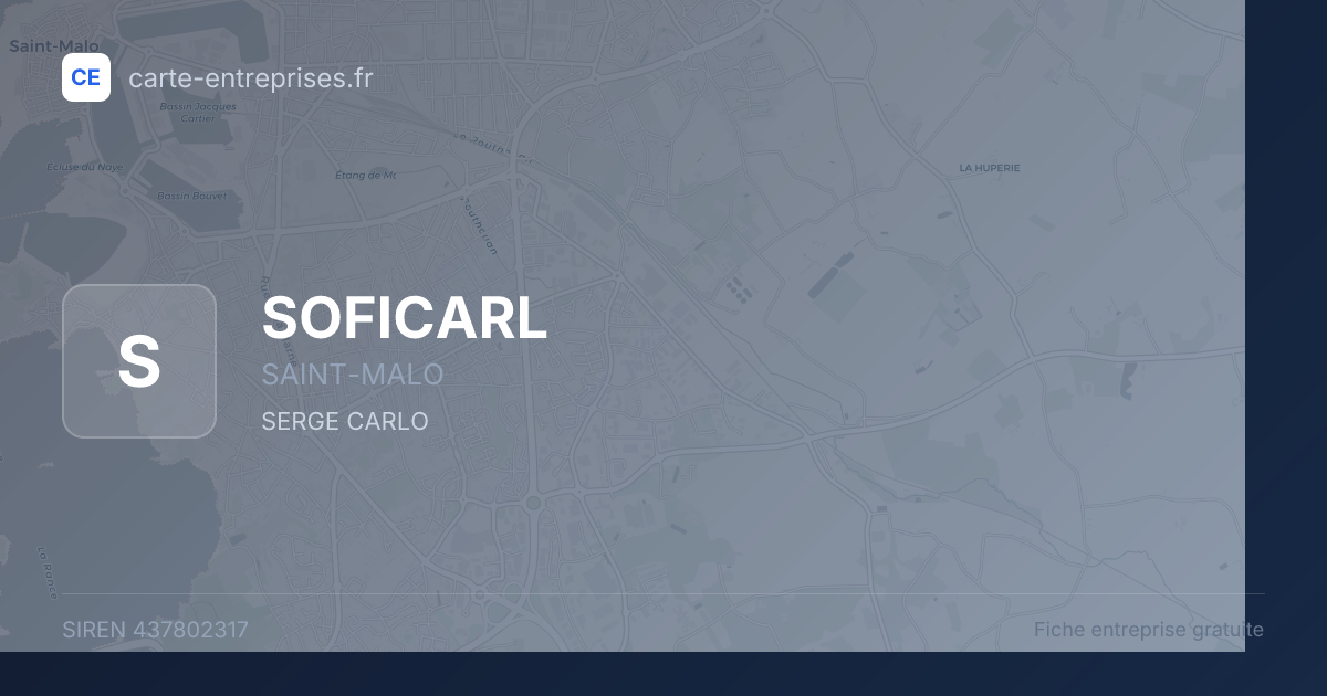 SOFICARL — 437802317 — fiche entreprise