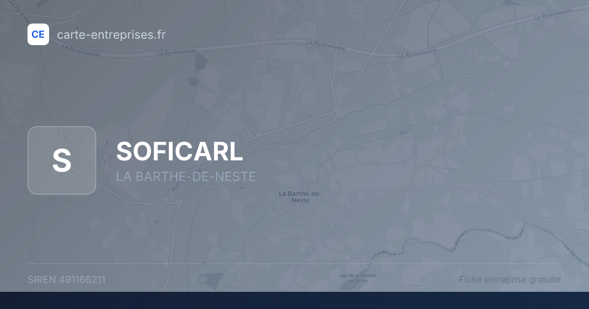 SOFICARL — 491166211 — fiche entreprise