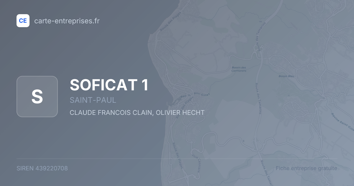 SOFICAT 1 — 439220708 — fiche entreprise