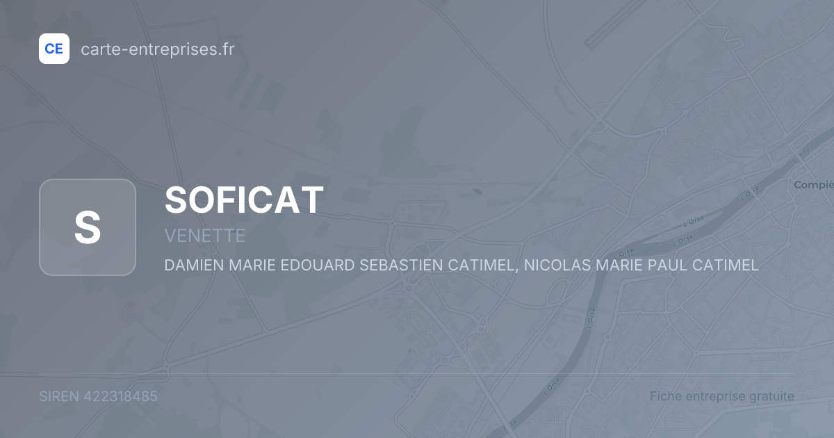 SOFICAT — 422318485 — fiche entreprise