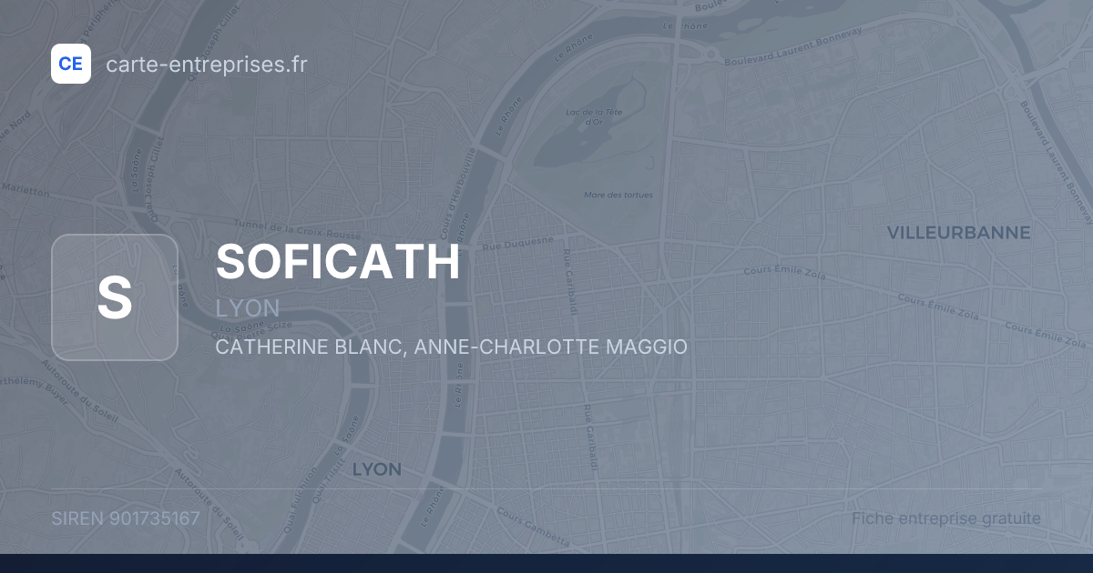 SOFICATH — 901735167 — fiche entreprise