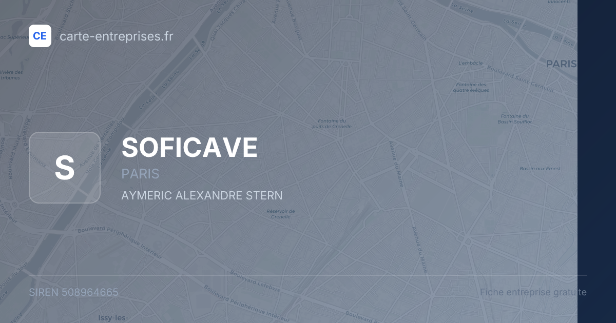 SOFICAVE — 508964665 — fiche entreprise