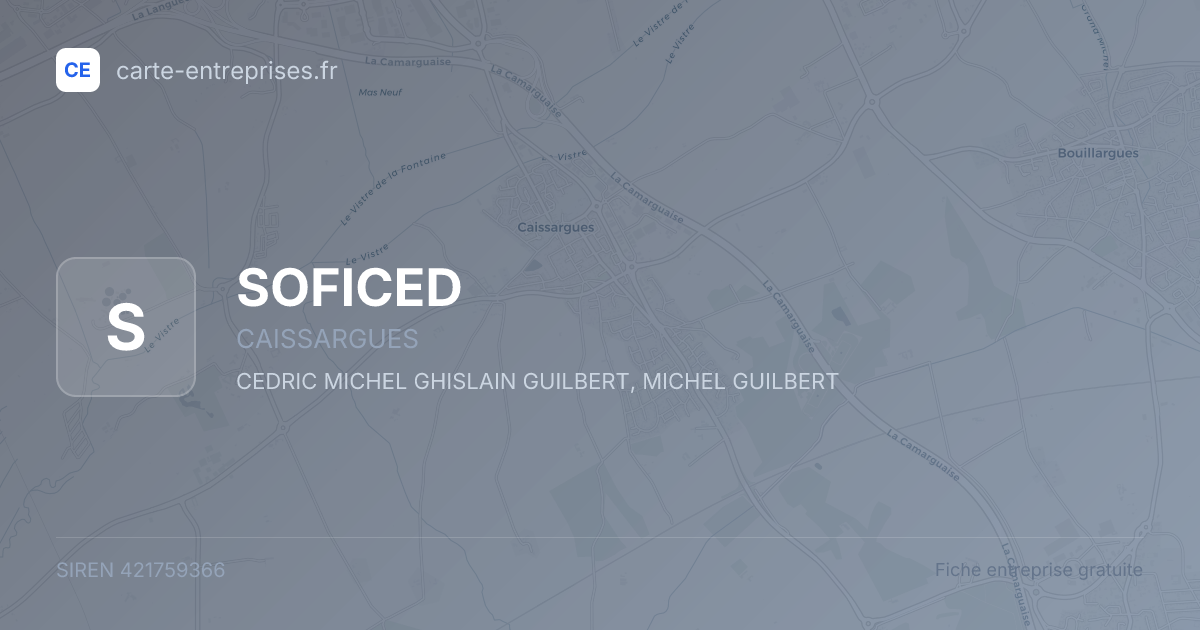 SOFICED — 421759366 — fiche entreprise