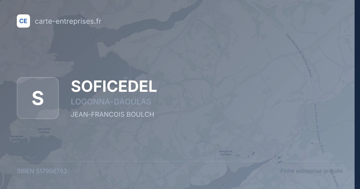 SOFICEDEL — 517956793 — fiche entreprise