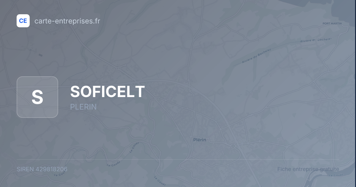 SOFICELT — 429818206 — fiche entreprise
