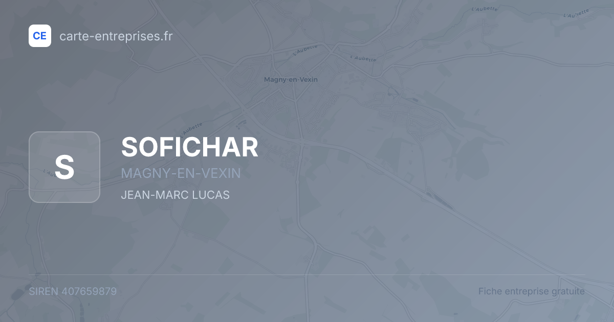 SOFICHAR — 407659879 — fiche entreprise