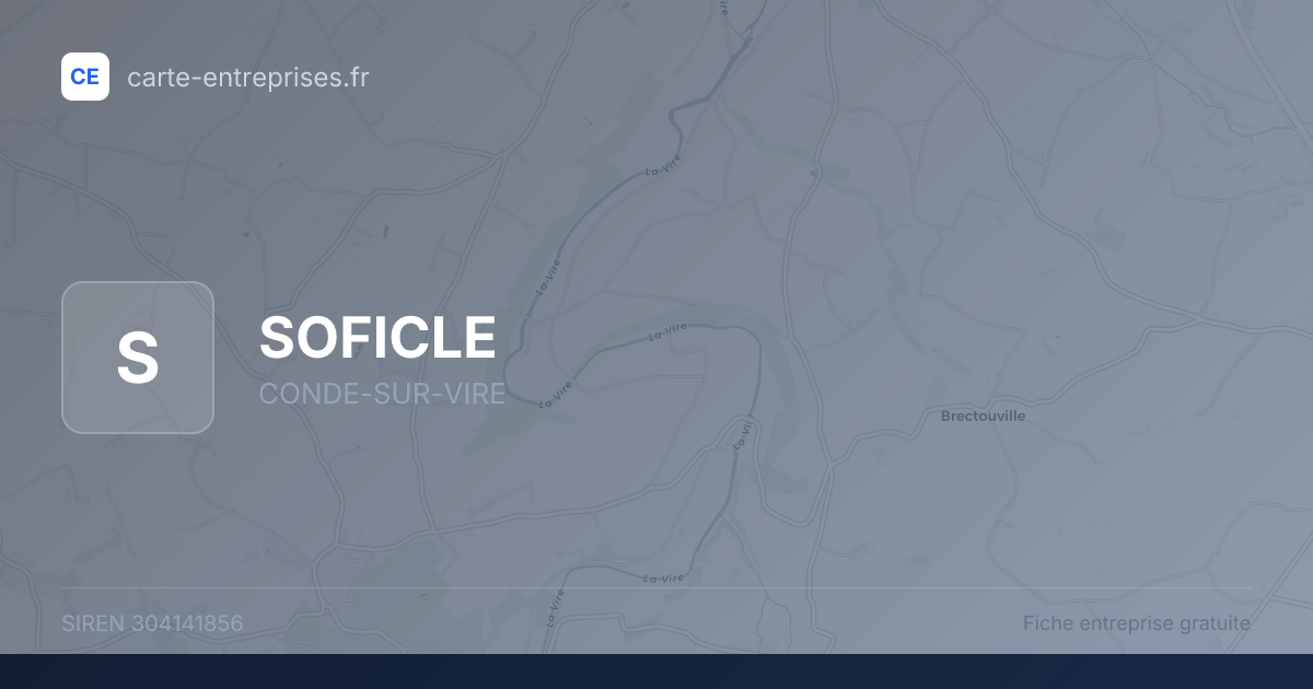 SOFICLE — 304141856 — fiche entreprise