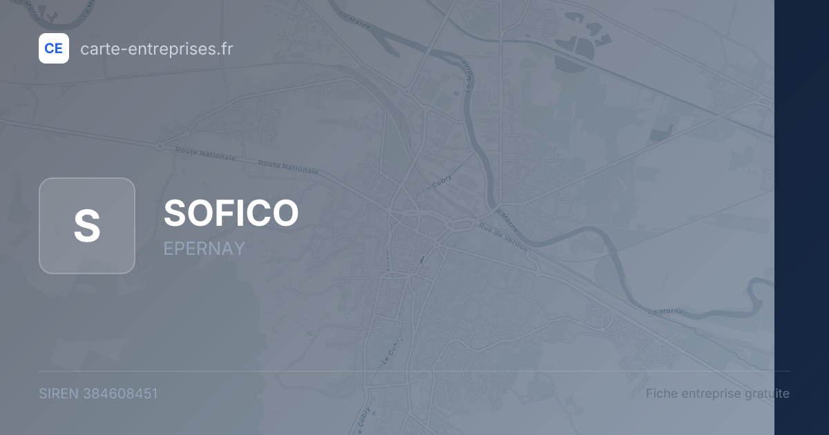 SOFICO — 384608451 — fiche entreprise