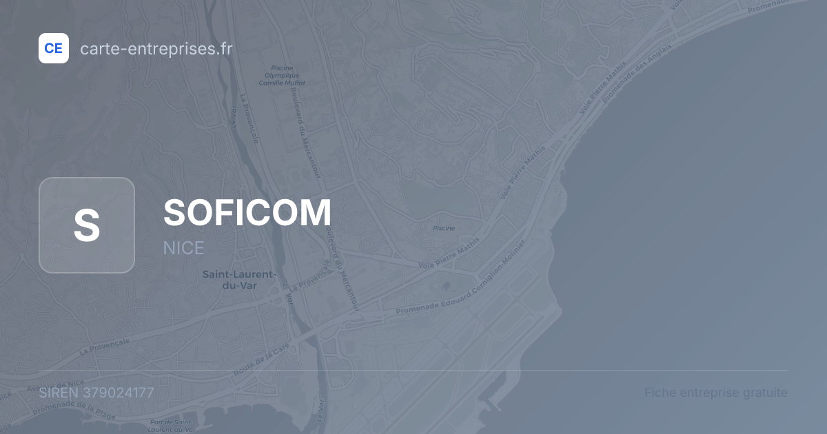 SOFICOM — 379024177 — fiche entreprise