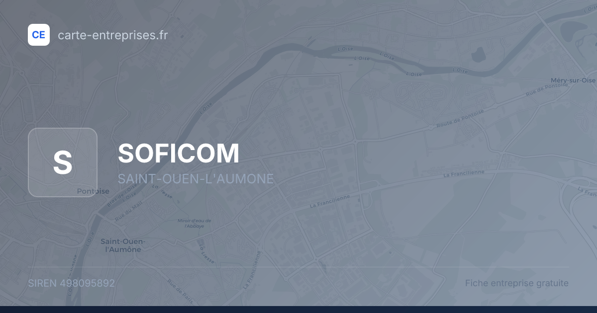 SOFICOM — 498095892 — fiche entreprise