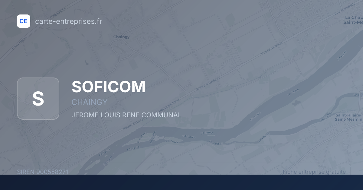 SOFICOM — 900558271 — fiche entreprise