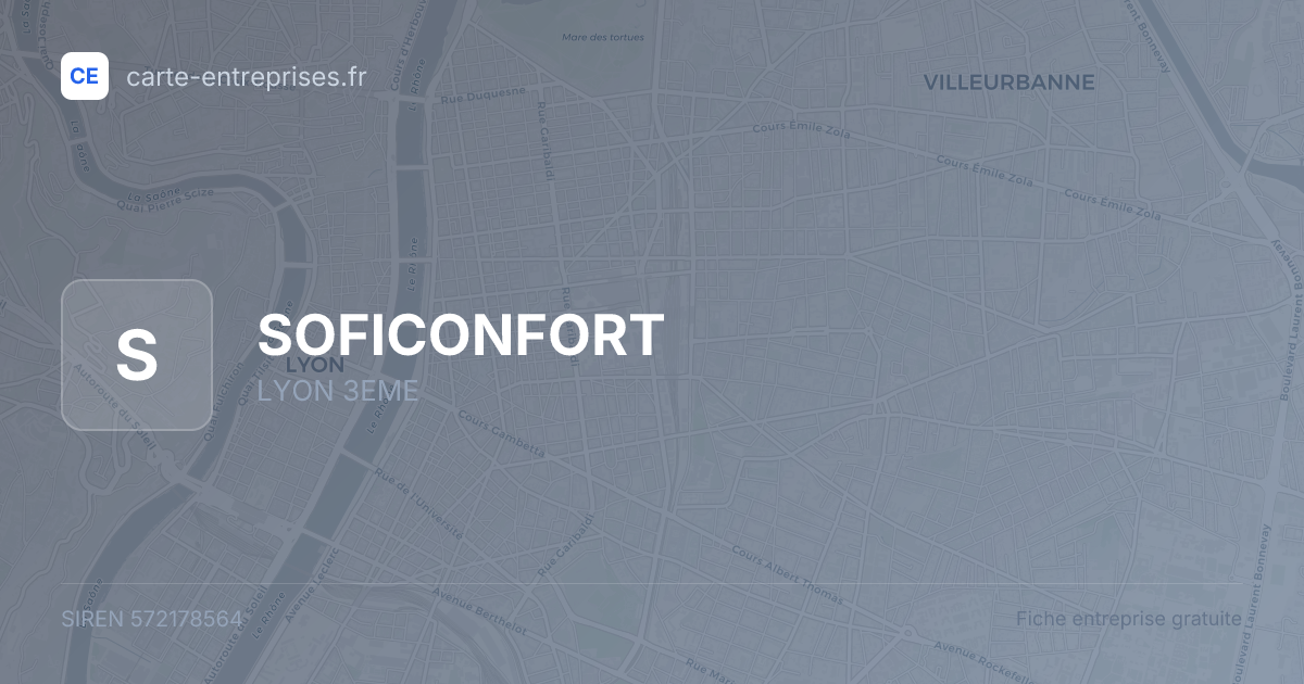 SOFICONFORT — 572178564 — fiche entreprise